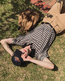 Cork Crop Stripe Short Sleeve T-shirt