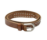 Cowhide Ger Stud 25mm Belt