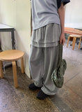 Jehin Wide Banding Skirt Pants