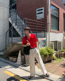 Port One Tuck Bio Cotton Slacks