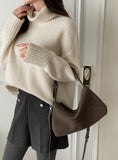 Lalad Plain Turtleneck Knit