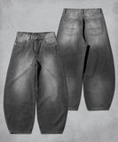 Mist Balloon Wide Denim Pants