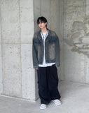 Worked denim jacket
