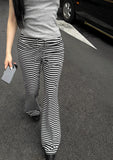 Mono Stripe Banding Pants