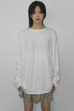 STRAP SHIRRING SLEEVE T
