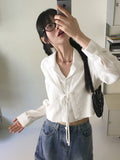 Throat Western Double Strap Long Sleeve Blouse