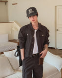 Merrick Herringbone Trucker Jacket