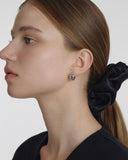 Ice Cushion (W) Wide One-Touch Earrings