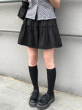 Mien Tiered Banding Mini Skirt