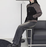Biker Suede Jumper