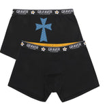 Back Blue DOT CROSS Men's Drawers
