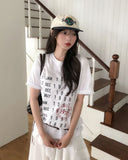 Code Vintage Lettering Short Sleeve
