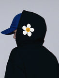 Side Hood Flower Hoodie