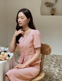 Clive Tweed Short Sleeve Short Jacket