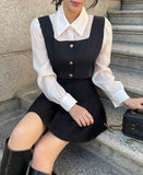 Harienne color matching blouse