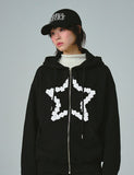 Flower Star Hood Zip-Up