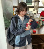 Lokini Brushed Raglan Two-Way Hood Zip-Up