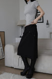 Hats Line Midi Skirt