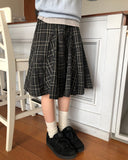 Culo Check Midi Skirt