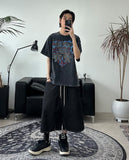 Beane Eyelet Bermuda Denim Pants