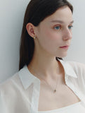 Souvni Silver (C) Twist Necklace S