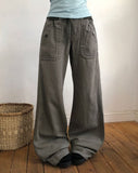 Daron Vintage Washed Low Bootcut Pants