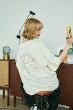 Rain Duck Embroidery Short Sleeve T-shirt