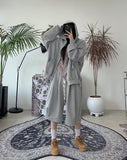 Dihen pin tuck bermuda pants