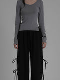[ EEUN MADE ] Ribbon slit cotton pt