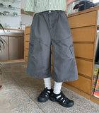 [unisex] Yuldi Banding Cargo Bermuda Pants