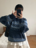 Santo Round Nordic Knit