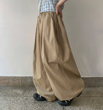 Tilpeter Pintuck Banding Balloon Wide Pants