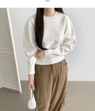 Basic Mid Season Semi Crop Knit