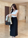Chad Button Wrap Long Skirt