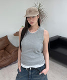 Enser Ribbed Sleeveless