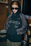 Digging Block Raglan Hoodie