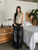 Bolide Washing Baggy Denim Pants