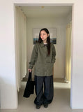 Tiol Cotton Collar Bomber Jacket