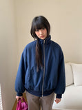Camb Reversible Color Matching Fleece Zip-up Jumper