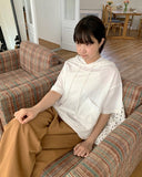 Robco String Pocket Hood Short Sleeve Tee - Linen 70