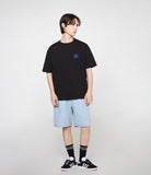 Blue Ceiling Small Drawing Smile Short Sleeve Tee
