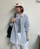 [unisex] G-Seth Summer Stripe Long Sleeve Shirt
