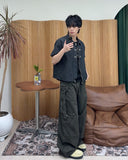 Sedon buckle check shirt jacket