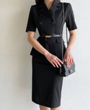 Rudina Gold Buckle Belt