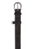 [Real Leather] Suede Oblique Keyring Belt