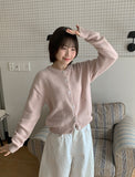 Soico Round Wool Knit Cardigan