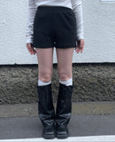 Moving Knit Ribbed Short Pants