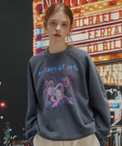Mad Hoppi Raglan Pigment Sweatshirt