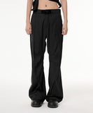 Diagonal Flare Pants