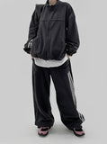 Dissen fleece track zip-up